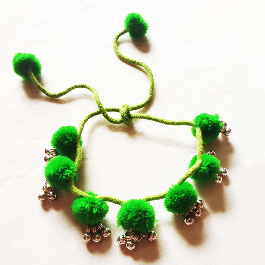 Nature Green Anklet