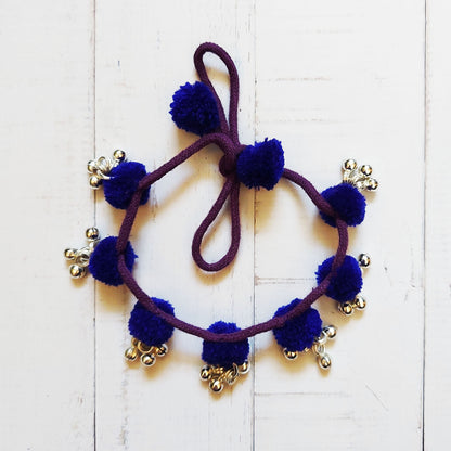 Festive Blue Anklet