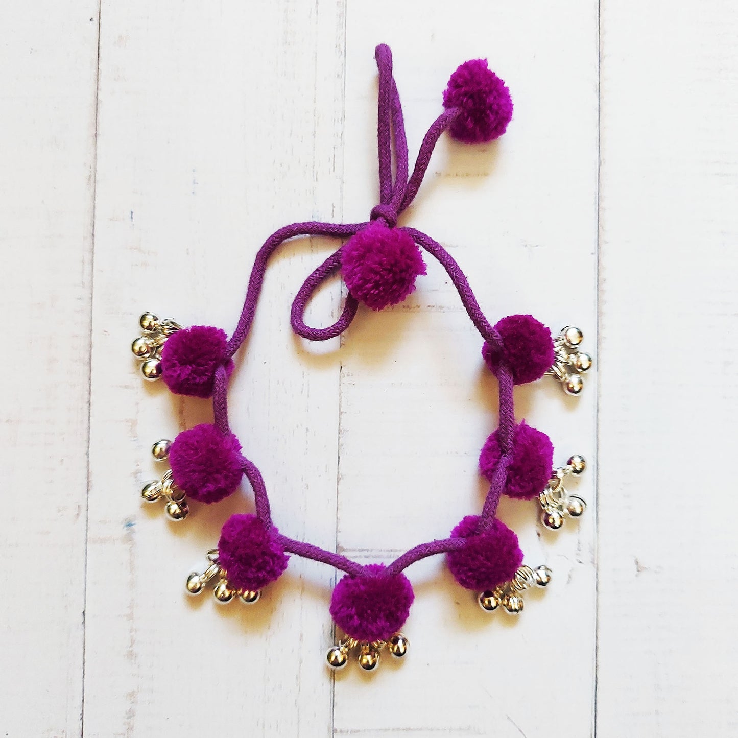 Quirky Purple Anklet