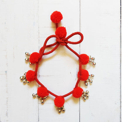 Ethnic Red Anklet