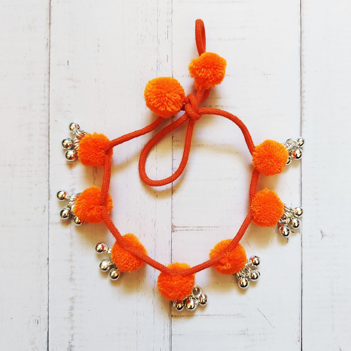 Summer Orange Anklet