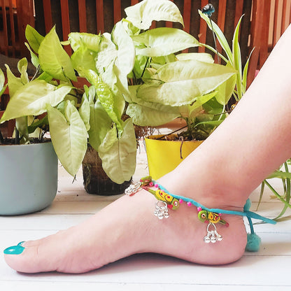 Green Tota Anklet