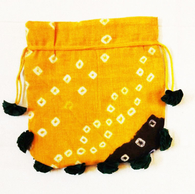 Shaded Yellow Sitara Potli