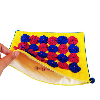 Yellow summer Travel pouch