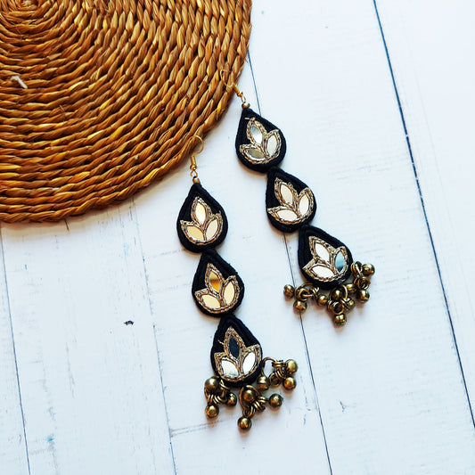 Layered Black danglers