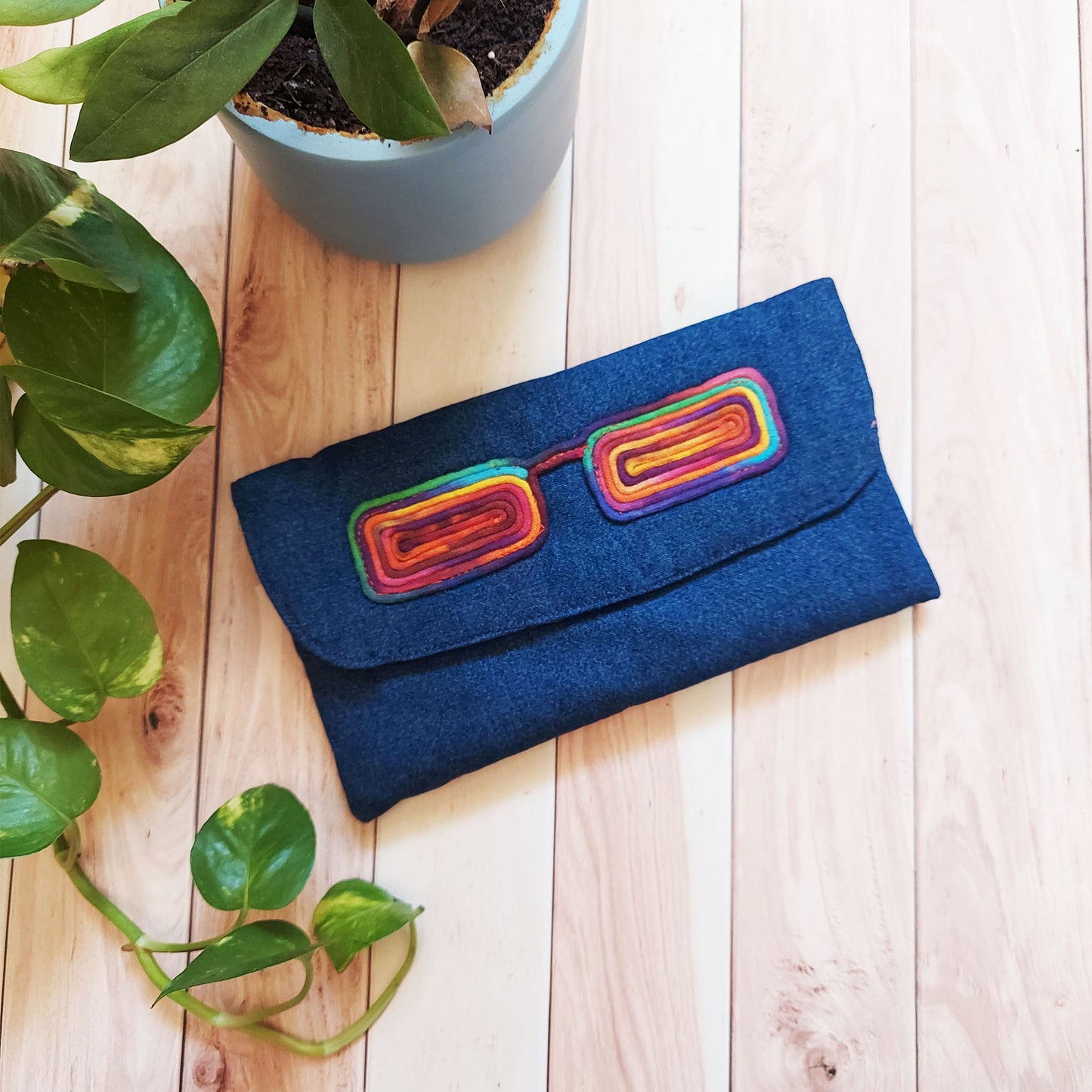 Denim Eyewear Case