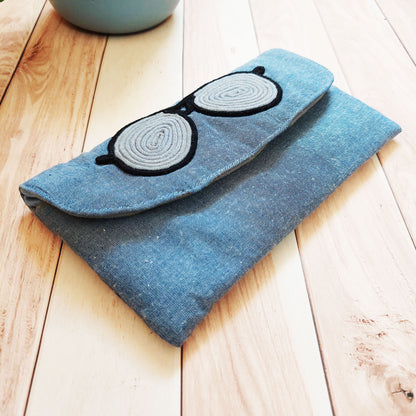 Cool Blue Eyewear Case