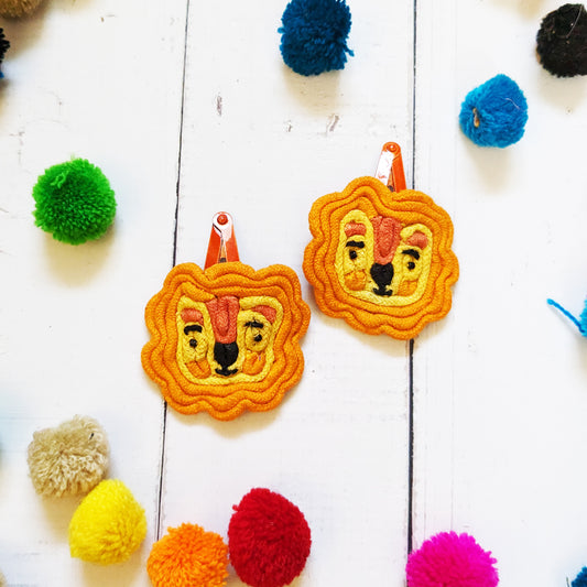 Lion Hair Clips