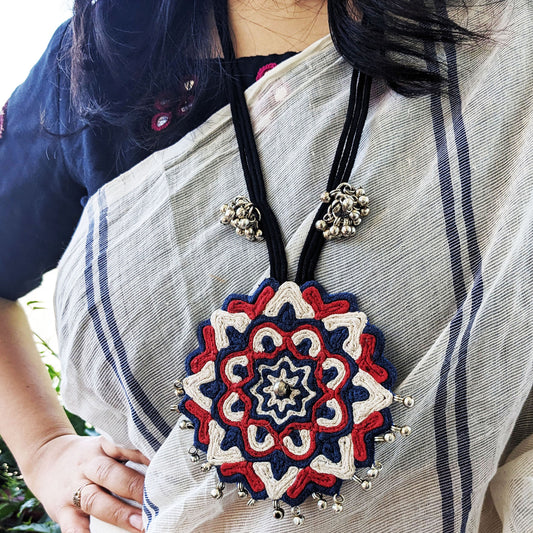 Edgy Mandala Necklace