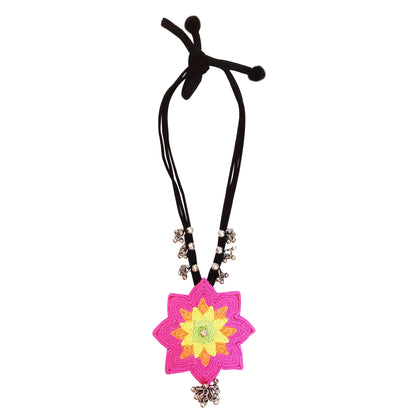 Pink Lotus Mandala Necklace