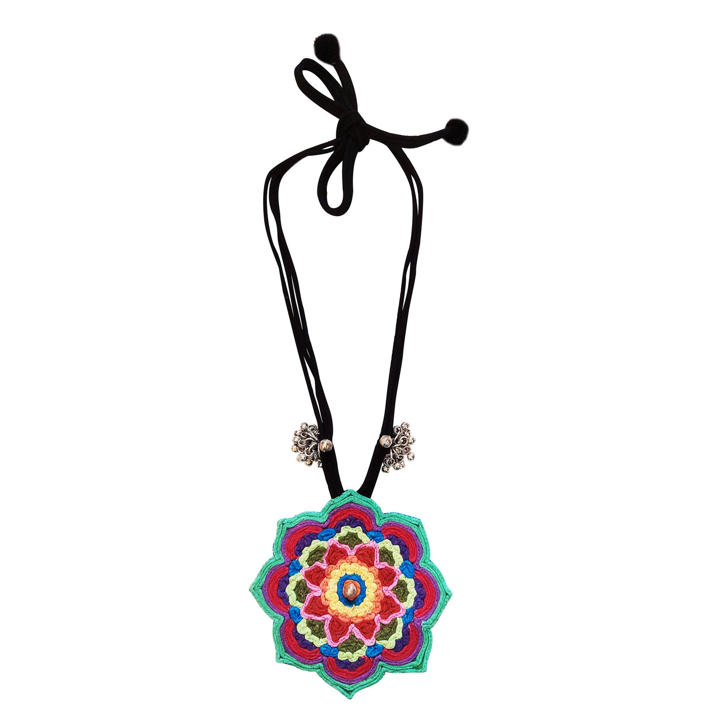 Multicolor Mandala Necklace