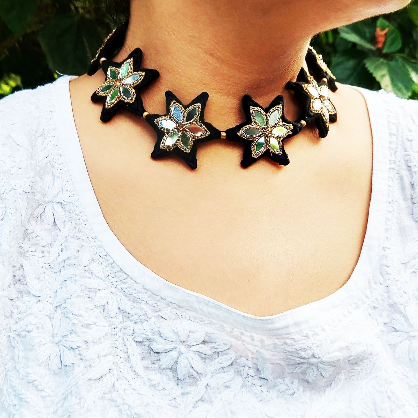 Starry Black Choker