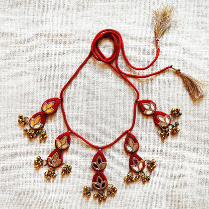 Festive Red Necklace