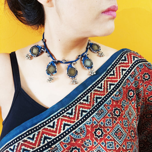 Ambi Ajrakh Choker