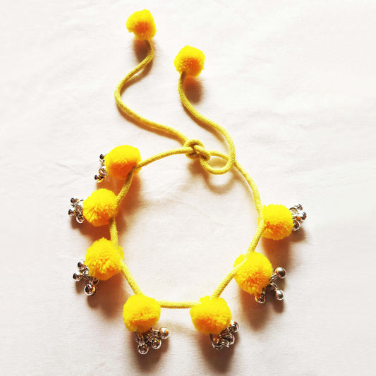 Vibrant Yellow Anklet