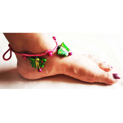 Green Butterfly Anklet