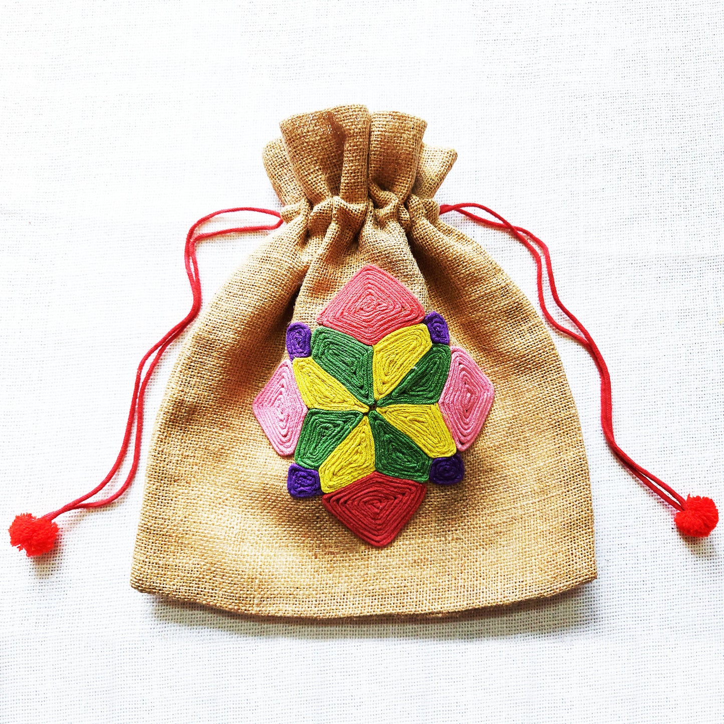 Jute Rangoli Potli