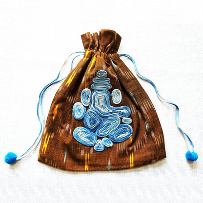 Blue Ganesha Potli