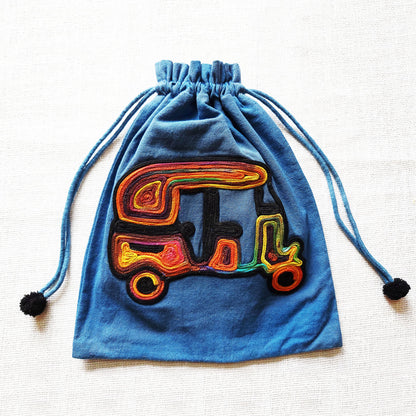 Blue Autorickshaw Potli