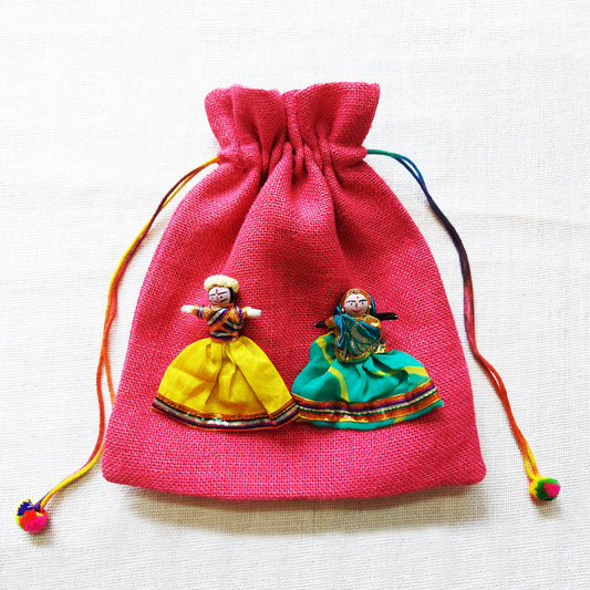 Pink Raja Rani Potli