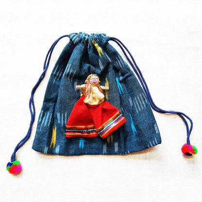 Navy Blue Kathputli Potli