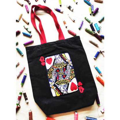 Queen Of Hearts Tote Bag