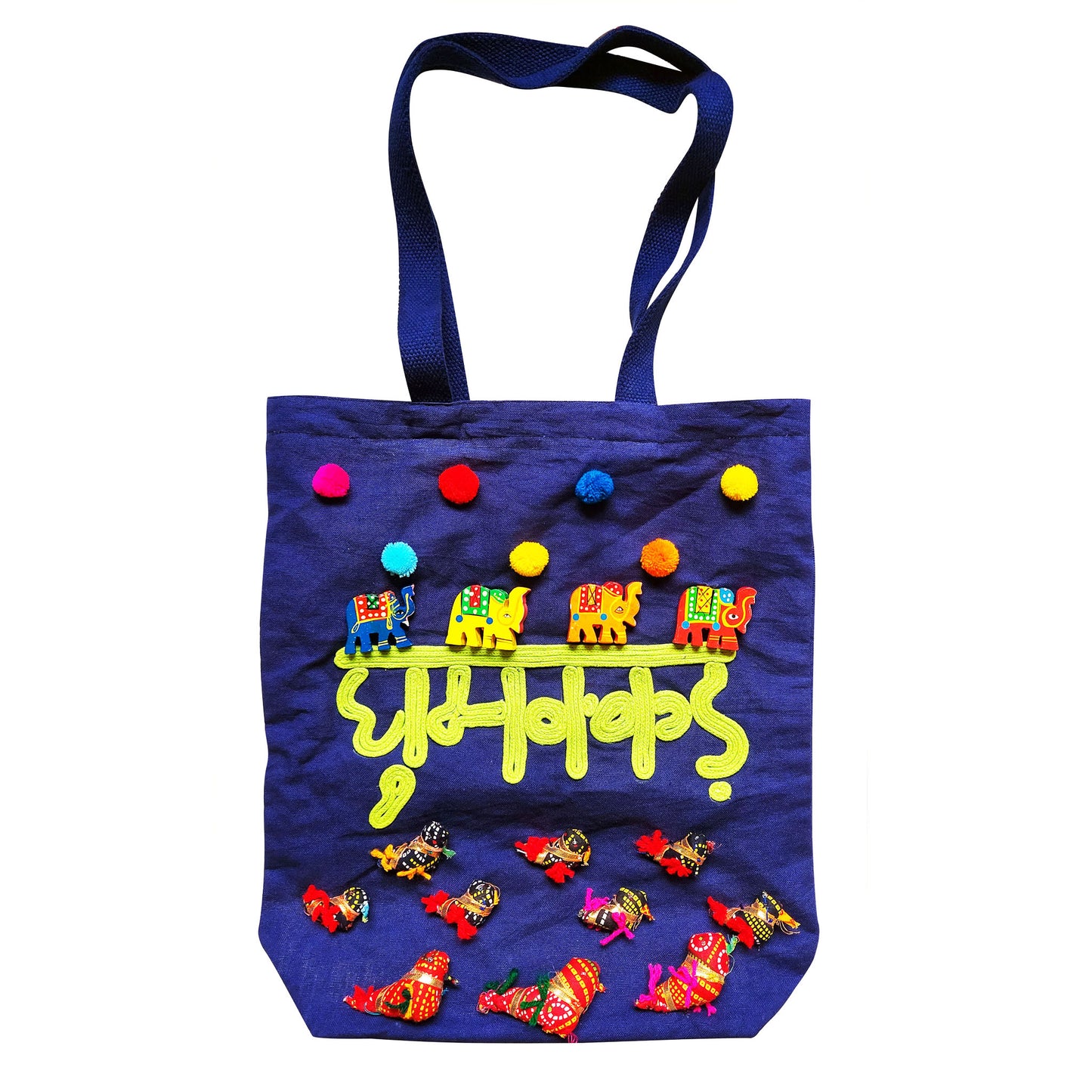 Ghummakar In Blue Tote Bag