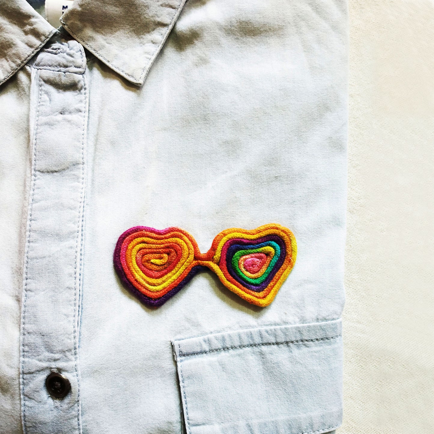 The Heart Sunglasses Brooch