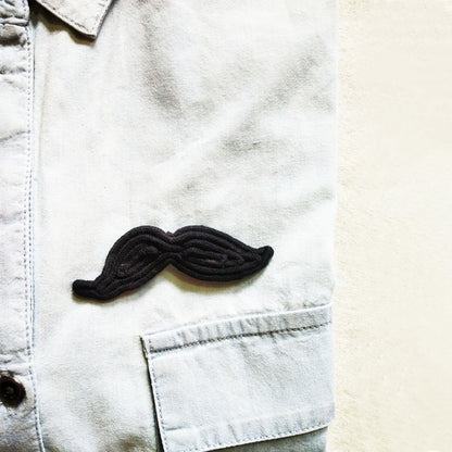 Moustache Brooch