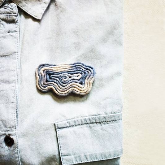 Tie And Dye Cloud Brooch