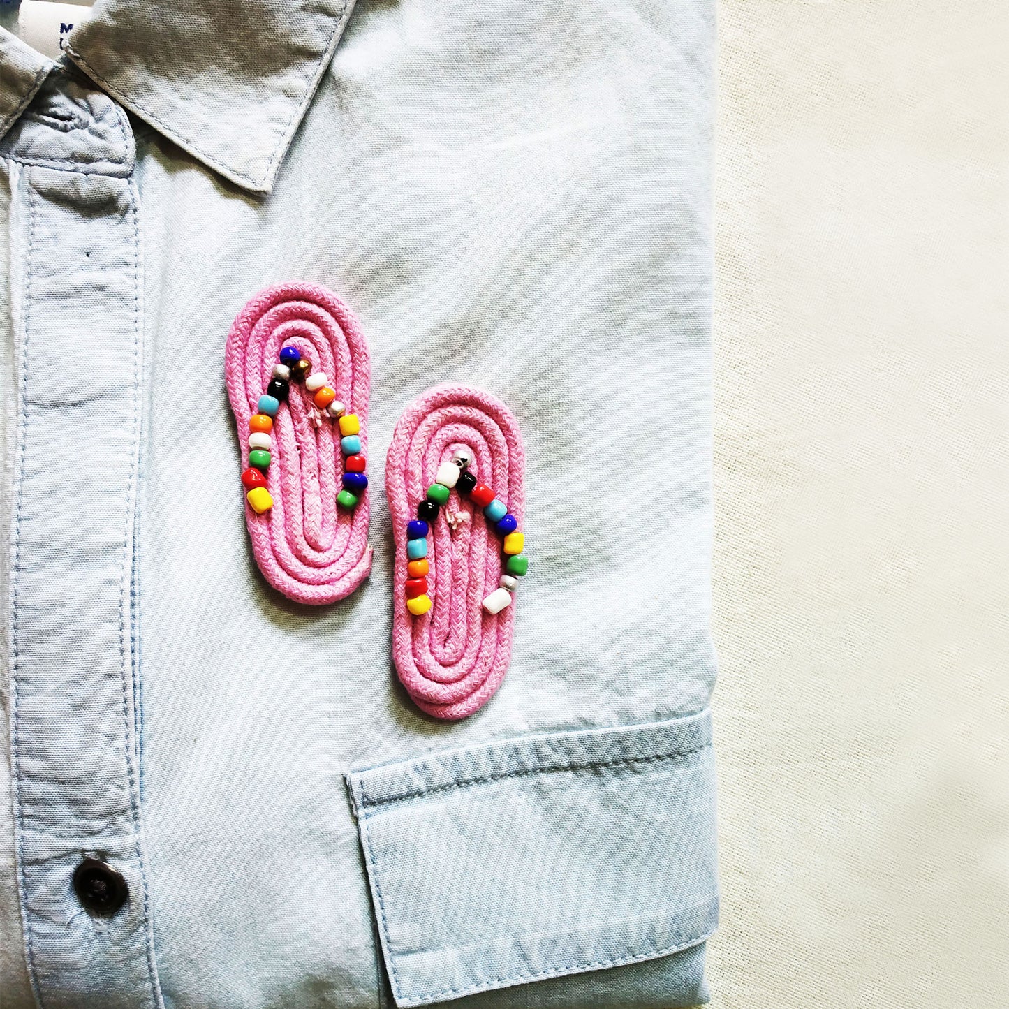 Pink Flip Flop Brooch