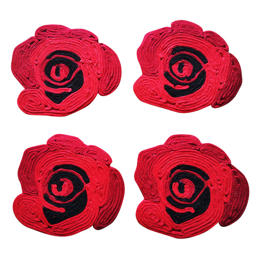 Rose Coaster Set of 4