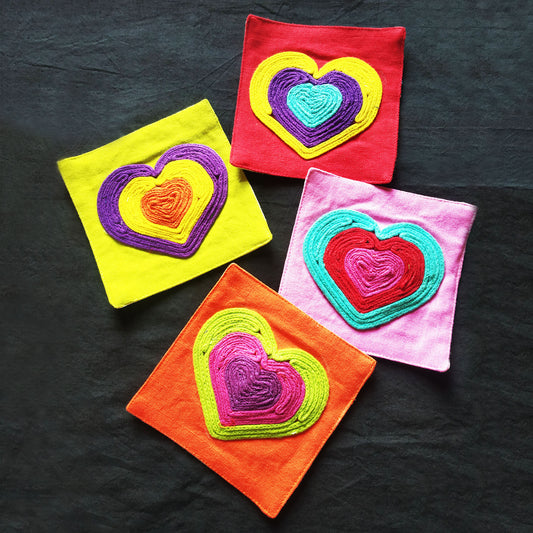 Hearts Coaster Set of 4