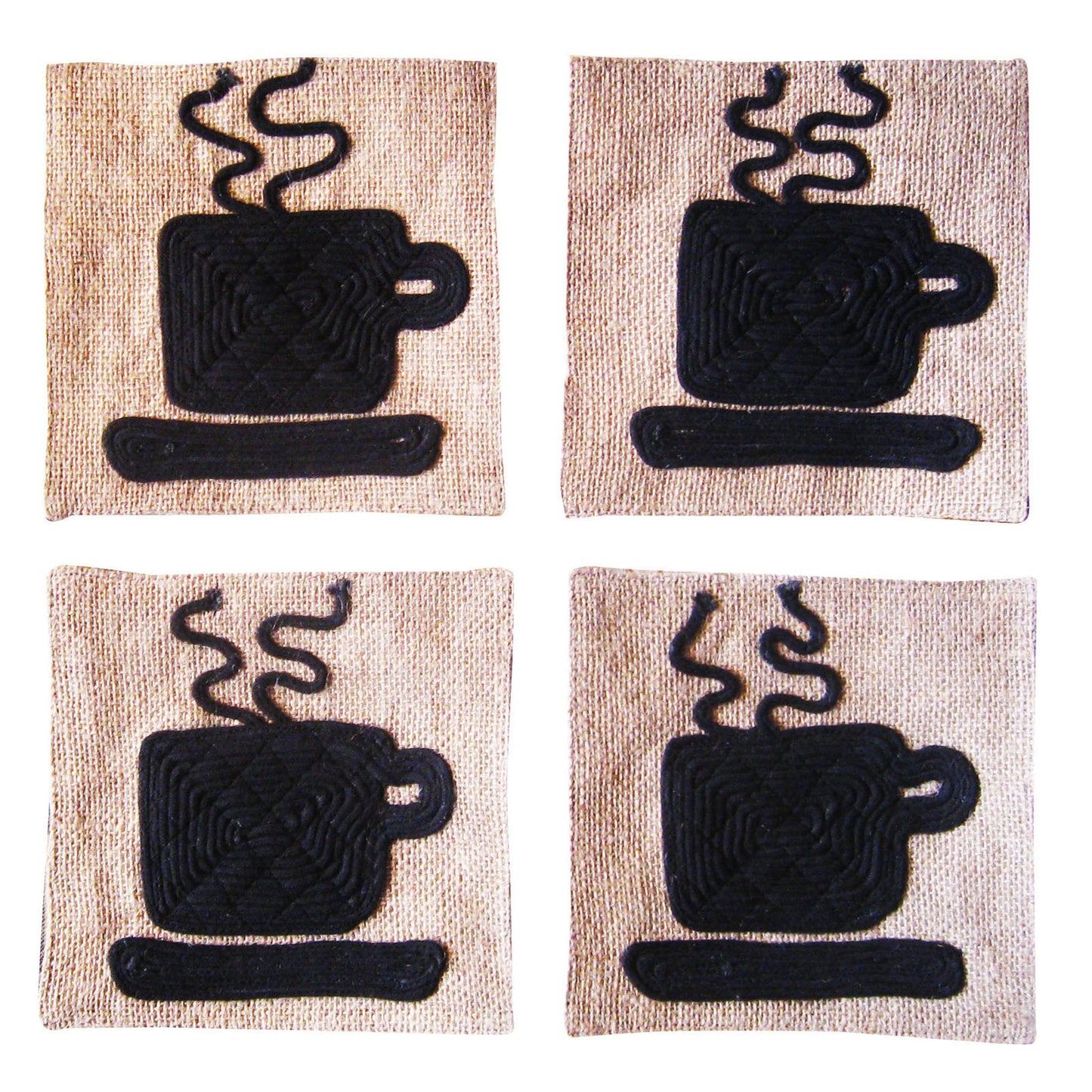 Jute Coffee Coaster Set of 4