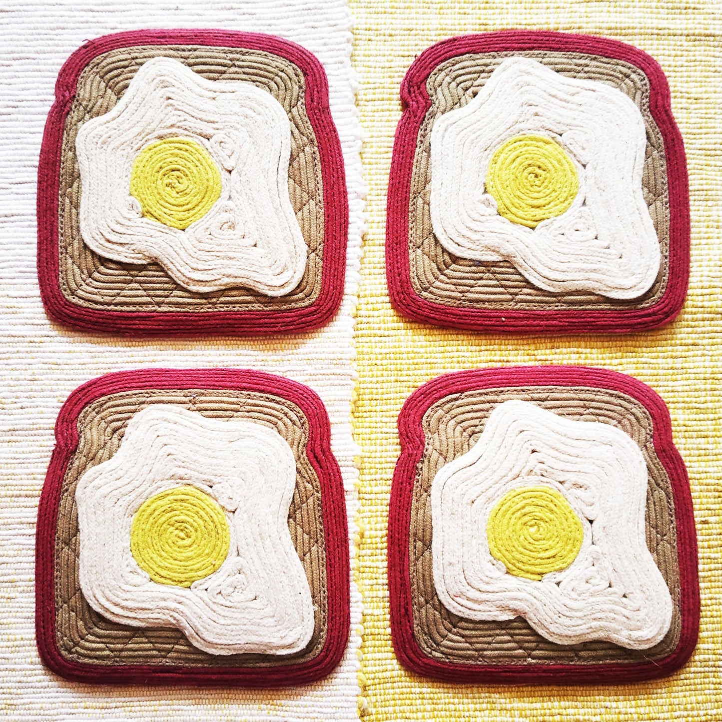 Sunny Side Up Coaster Set of 4