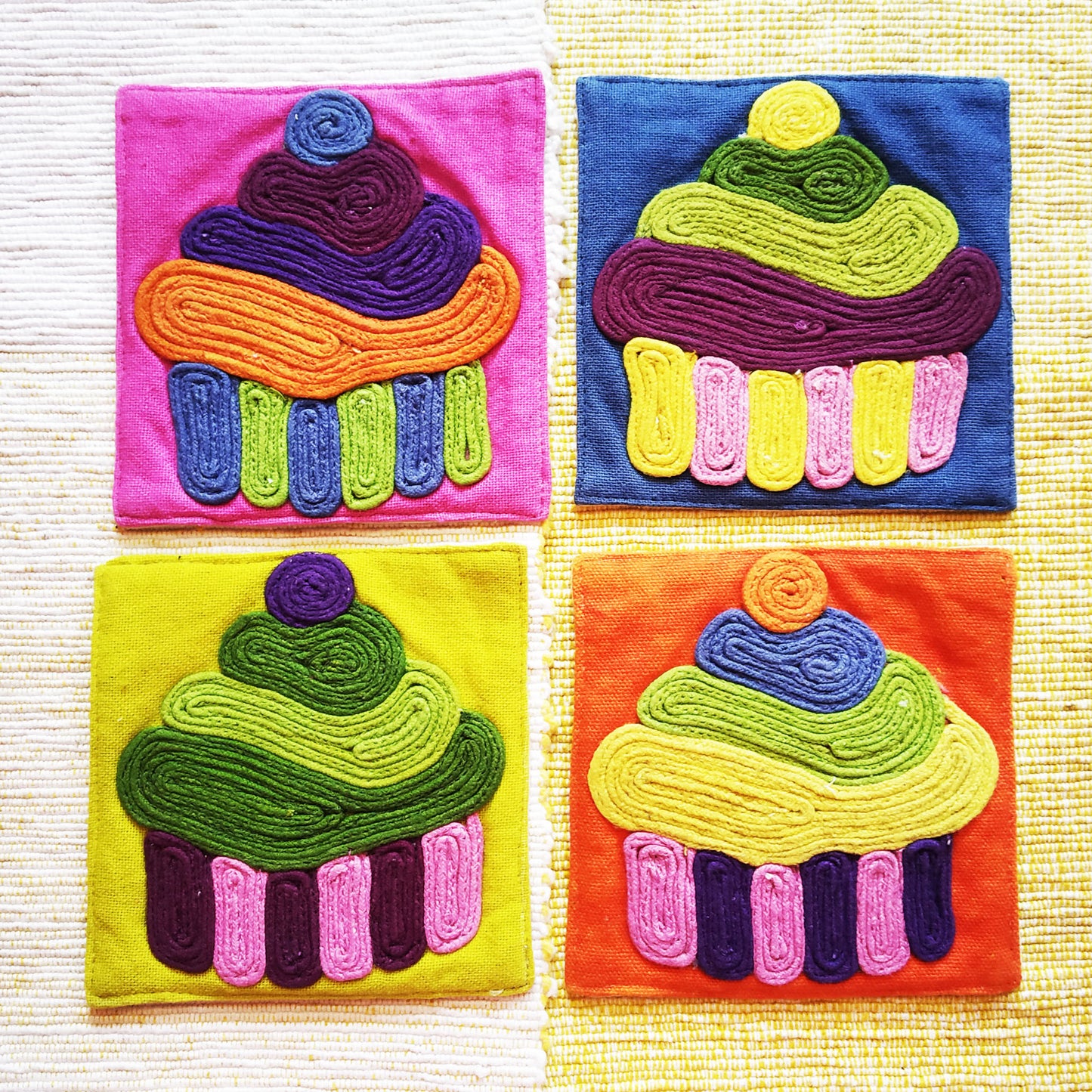 Cupcake Coaster Set of 4