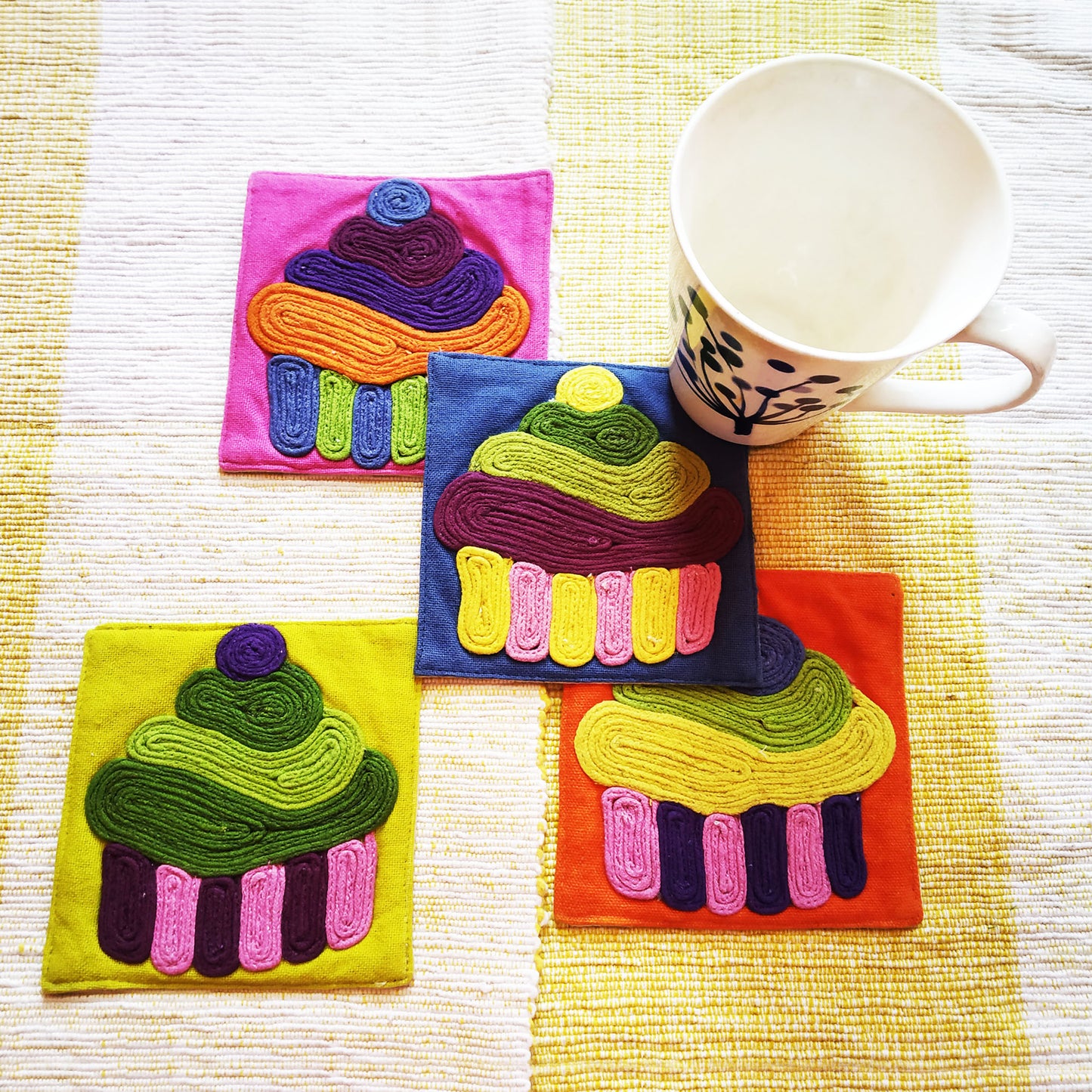 Cupcake Coaster Set of 4