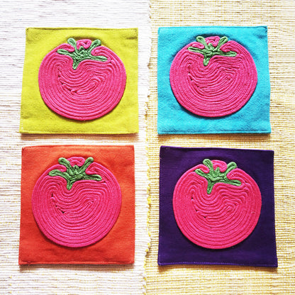 Tomato Coaster Set of 4