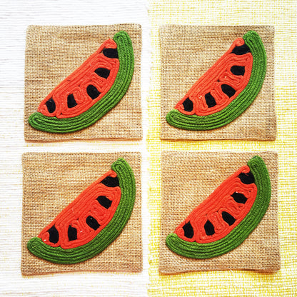 Watermelon Coaster Set of 4