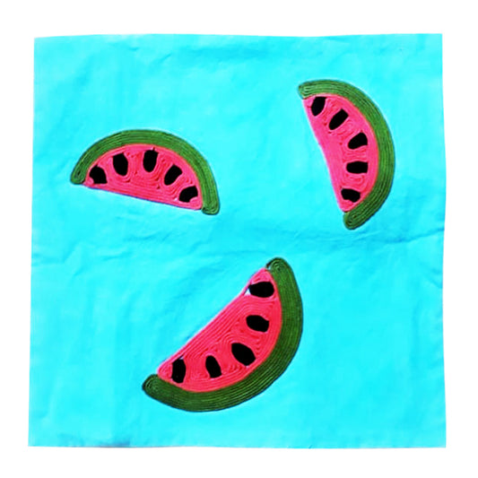 Blue Watermelon Cushion Cover