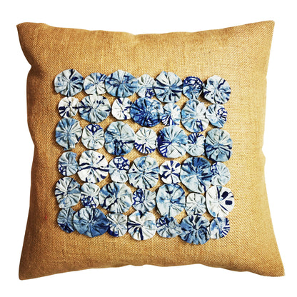 Indigo Flower Cushion Cover