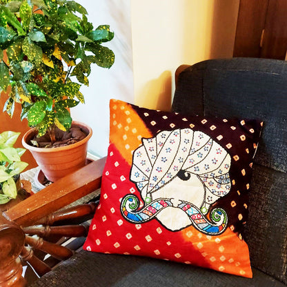 Rabari Man Cushion Cover