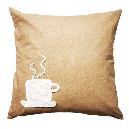 Fawn Coffee Cushion Cover