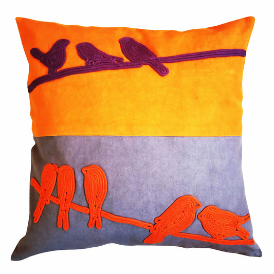 Sunset Bird Cushion Cover