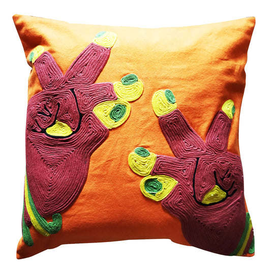 Arty Mudra Cushion Cover