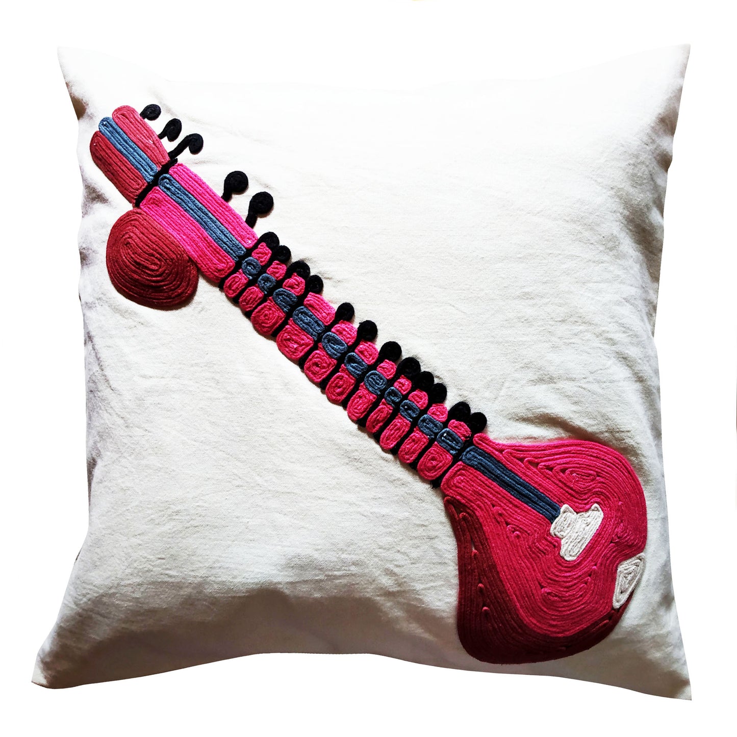 Sitar Cushion Cover