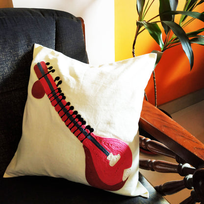 Sitar Cushion Cover