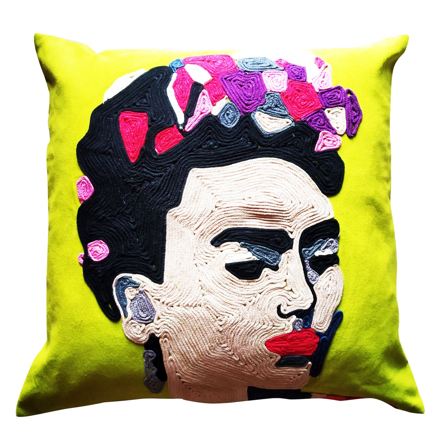 Lime Frida Cushion Cover