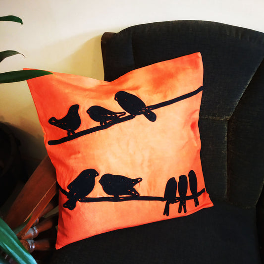 Birds On A Wire Cushion Cover