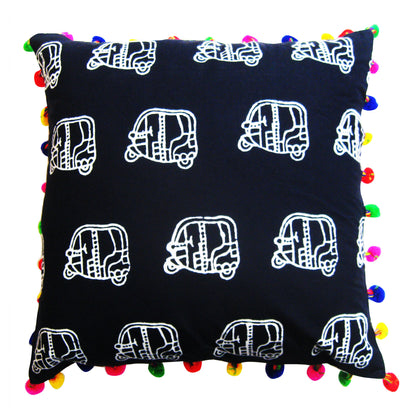 Autorickshaw Cushion Cover